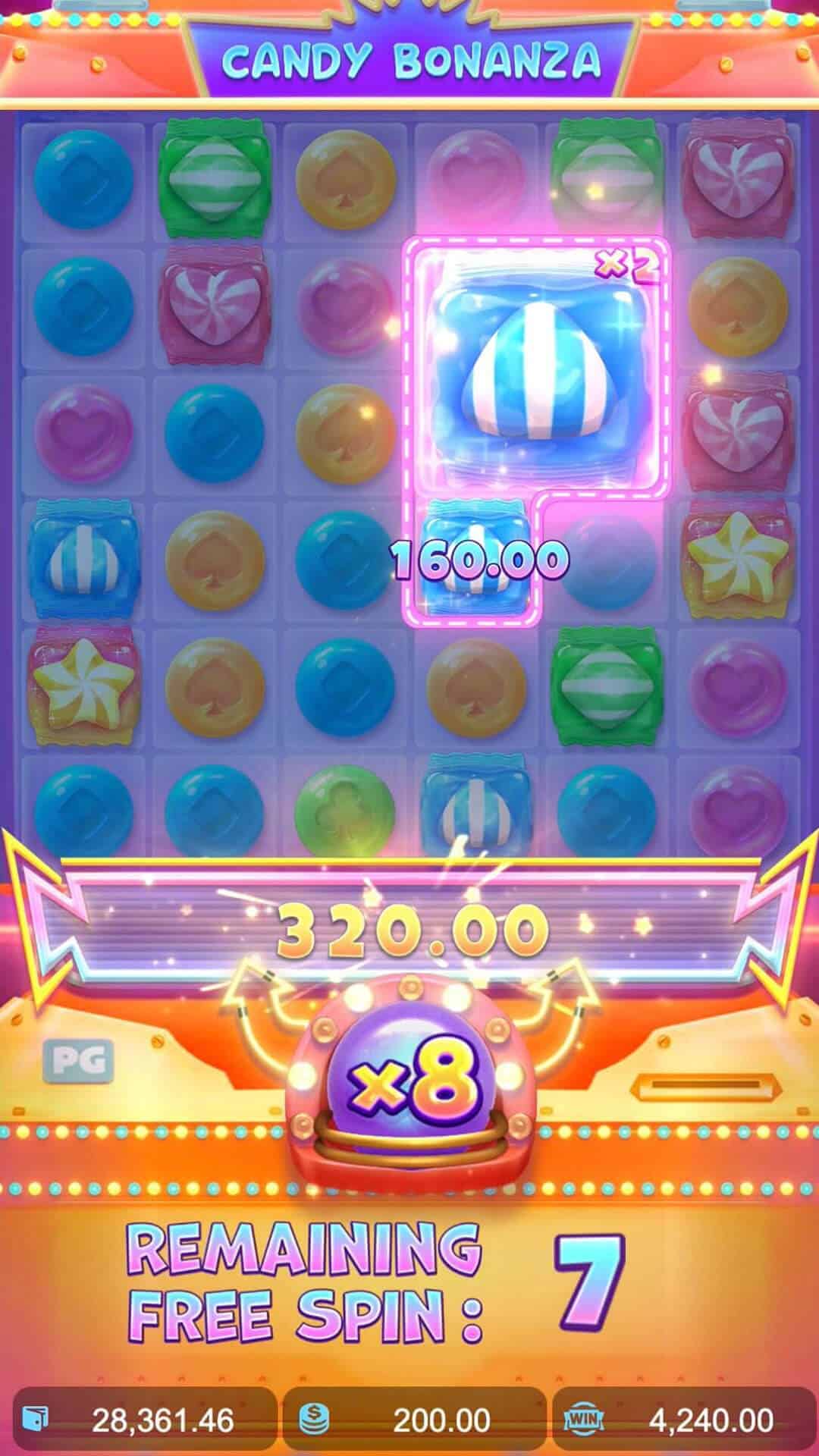 Candy Bonanza เกมสล็อตสุดหวาน แคนดี้ ขุมทรัพย์ขนมหวาน 2024 8 candy-bonanza-big-candy-feature