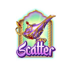 Genie's 3 Wishes เกมสล็อตจินนี่ ที่คุณสามารถขอพรได้ 3 ข้อ 3 genie-3-wishes_s_scatter